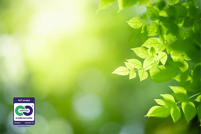 Weitere Produkte erhalten Cradle to Cradle Certified Bronze