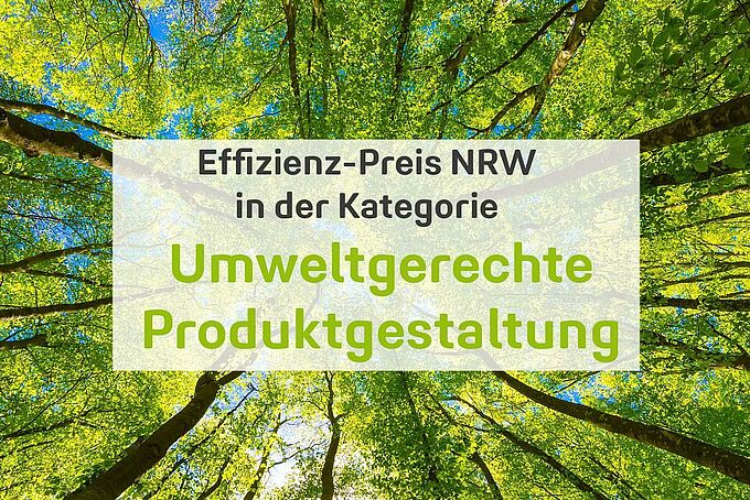 Auszeichnung des Unternehmens mit dem Effizienz-Preis NRW in der Kategorie "Umweltgerechte Produktgestaltung" - Verleihung des Hauptpreises durch Bärbel Höhn in Düsseldorf